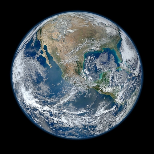 NASA’nın Yeni “Blue Marble” Fotoğrafı – 8000 Piksellik Dünya Güzelliği