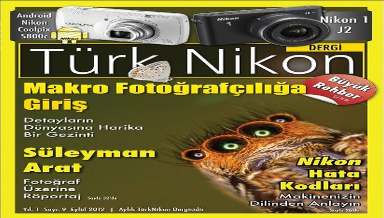 Türk Nikon Dergisi Eylül Sayısı Yayında
