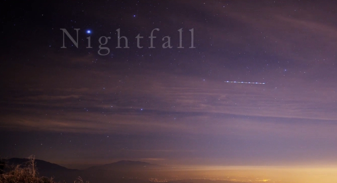 Los Angeles Şehrinin Time Lapse Videosu : NightFall