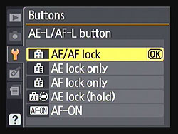 Nikon-AE-L-AF-L-buton-menu