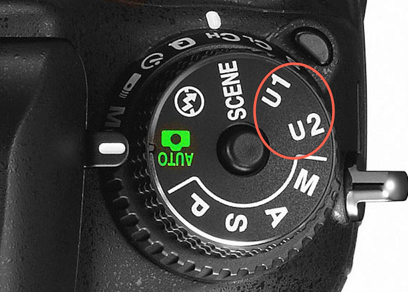Nikon Kullanıcı Ayarları: U1 ve U2 Modları