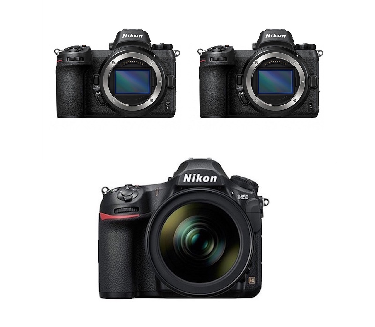 Nikon Z6 vs Nikon Z7 vs Nikon D850 – Karşılaştırma