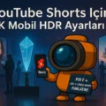 YouTube Shorts İçin 4K Mobil HDR Ayarları: Pix-E ile Dikey Videolarınızı Parlatın!