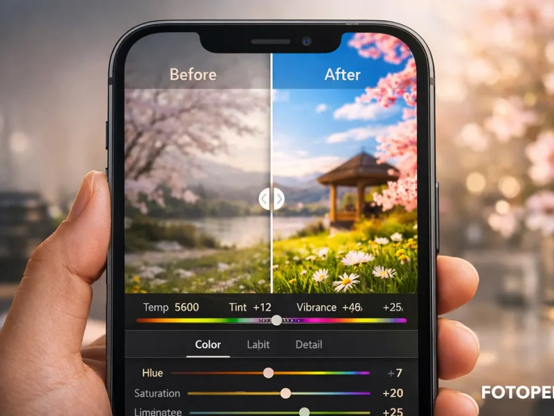 iPhone Fotoğraf Düzenleme Rehberi: Yerleşikten Profesyonelliğe