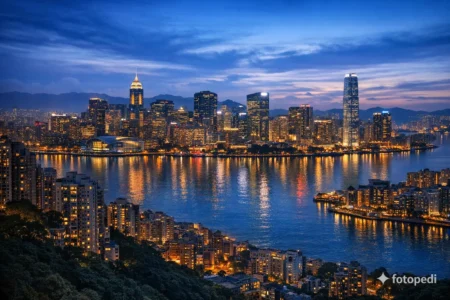 Hong Kong’da Fotoğraf Çekilecek Yerler: Dikey Işık Katmanları