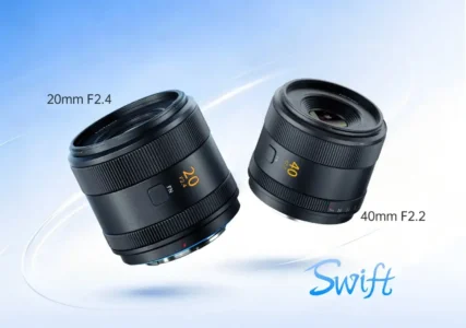 Sirui Swift AF 20mm f/2.4 ve 40mm f/2.2 Lencileri Duyuruldu: 149 Dolar Fiyatla Bütçe Dostu Prime Dönemi!