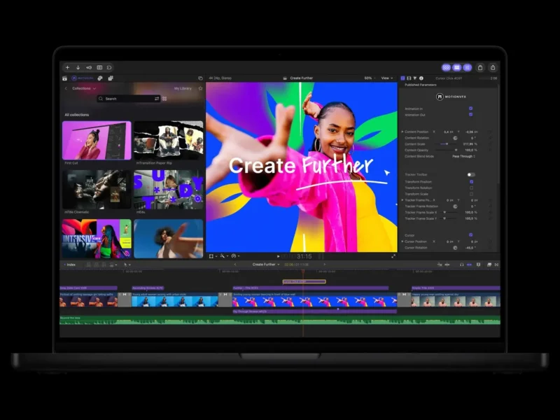 Apple Creator Studio ve Final Cut Pro İçin MotionVFX İş Birliği: Yapay Zeka Dönemi!