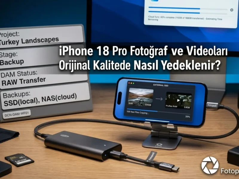 Orijinallerini Kaybetmeden iPhone 18 Pro Fotoğraf ve Videolarını Yedekleme Rehberi